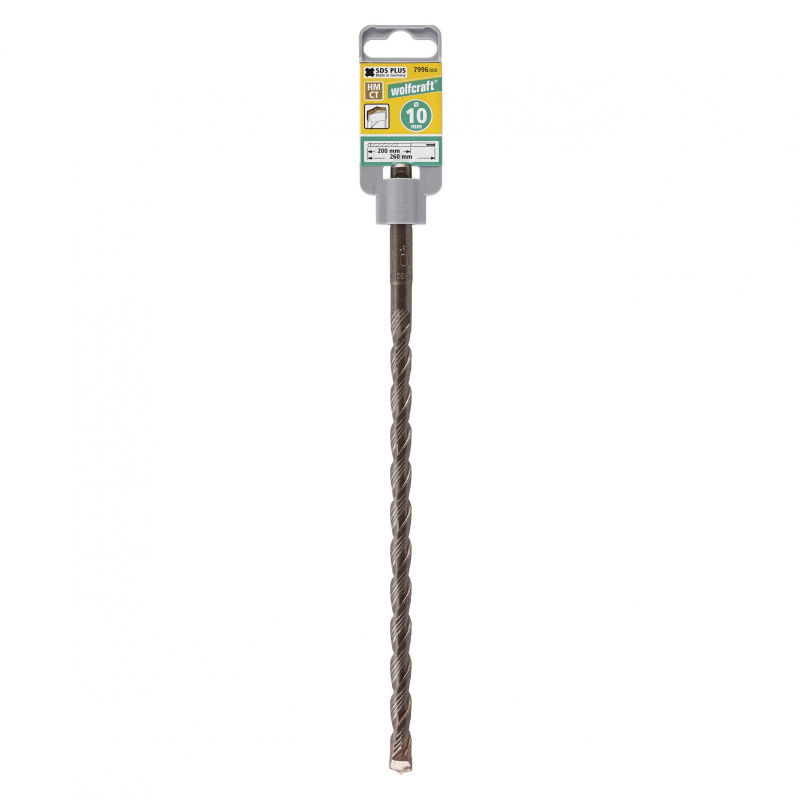 Vrták SDS-plus Profesional HM ø 10mm, L – 260mm, wolfcraft 7996000