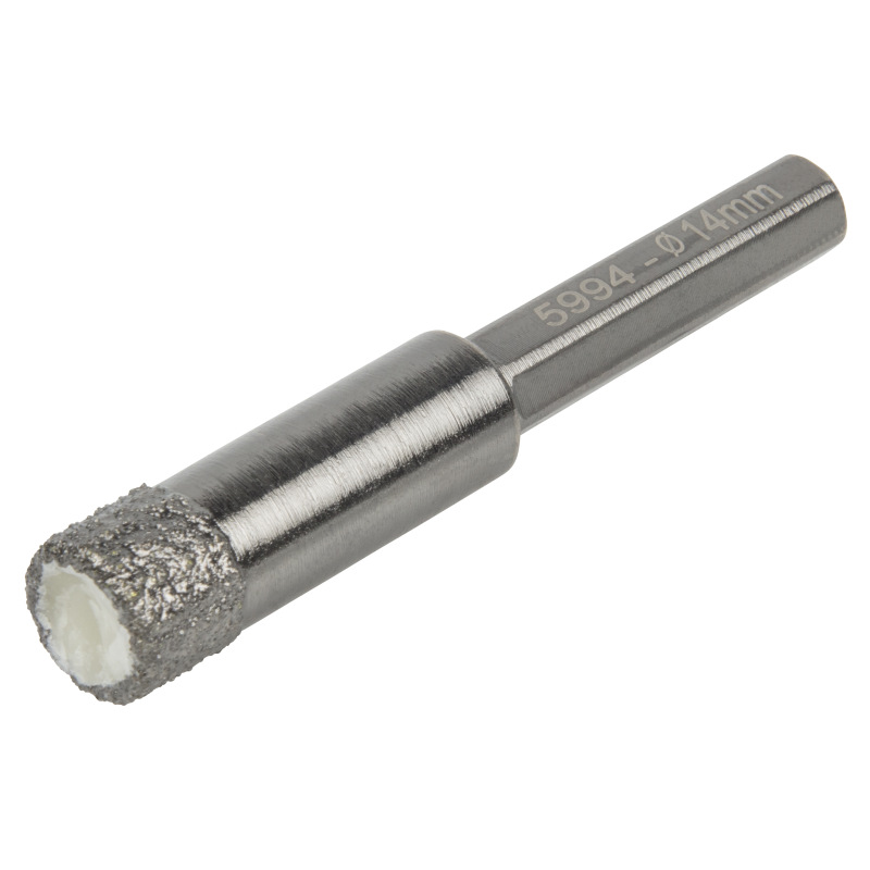 Vrták diamantový rúrkový so šesťhrannou stopkou ø 14mm, hĺbka 40mm, wolfcraft 5994000