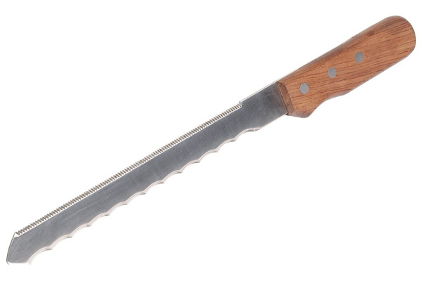 Nôž na izolácie obojstranný s drevenou rukoväťou 270mm, wolfcraft 4119000