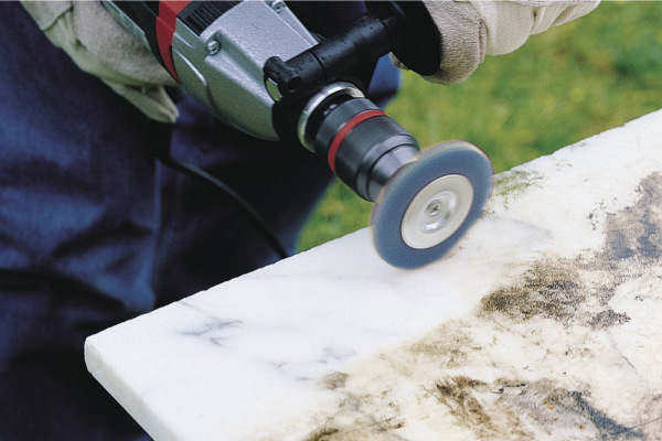 Wolfcraft Kartáč kotúčový, nylónový, modrý, so šesťhrannou stopkou ø 100mm, wolfcraft 2727000 1