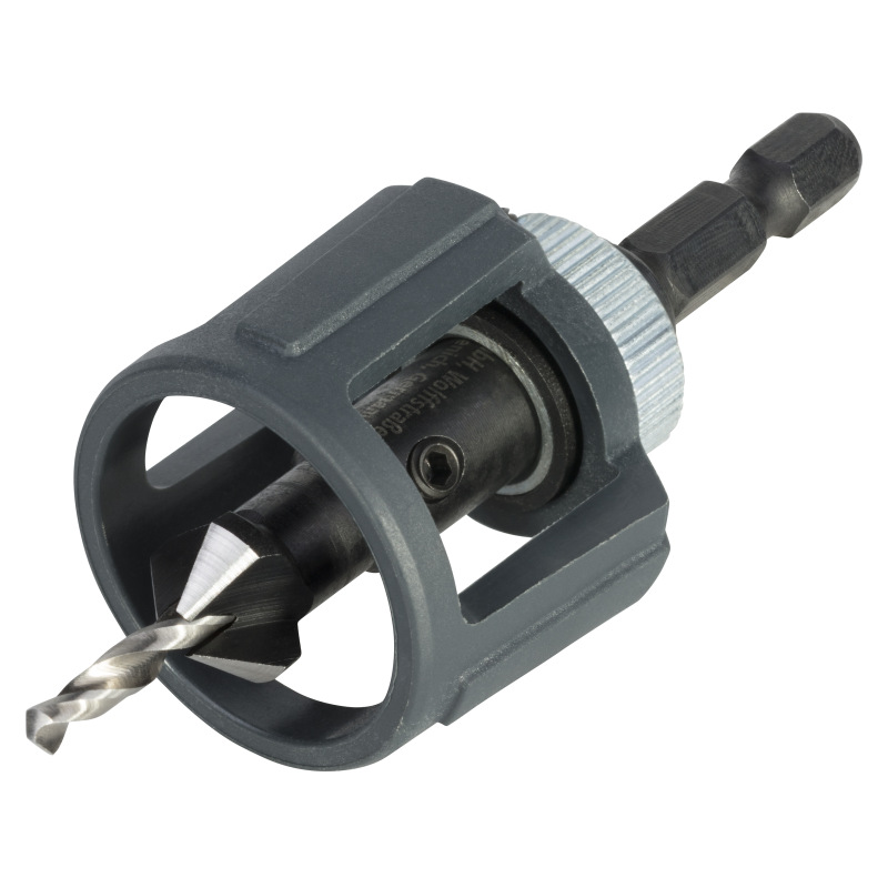Záhlbník s predvrtákom do dreva pre skrutky so zápustnou hlavou od ø 3,5 - 6mm, wolfcraft 4392000