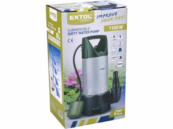 EXTOL CRAFT Čerpadlo ponorné kalové 1100W 414162 4