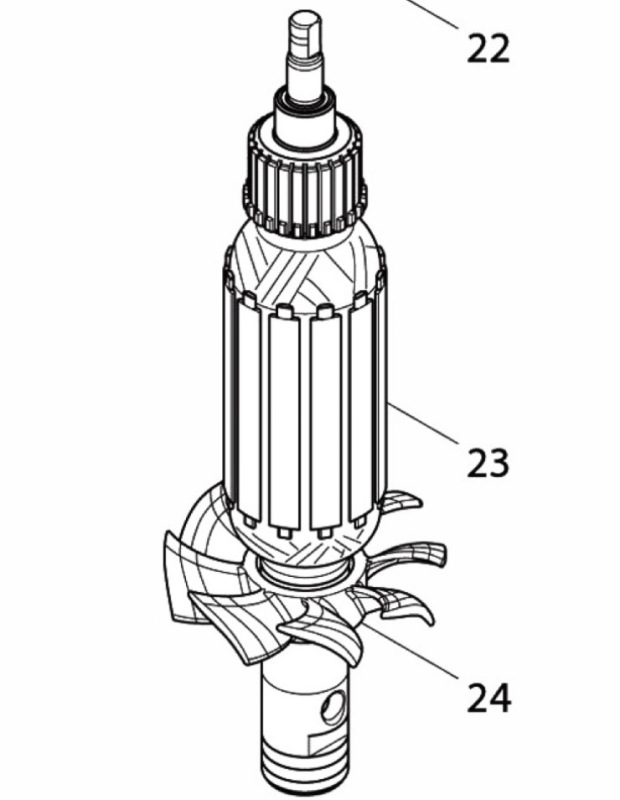 Náhradný diel - Rotor pre frézku ohraňovaciu EXTOL INDUSTRIAL 8793302