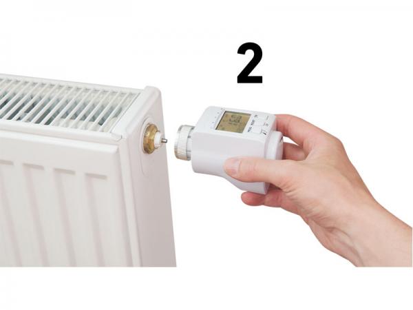 Hlavica na radiátor termostatická, programovateľná