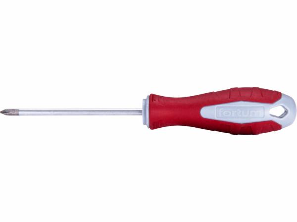 FORTUM 4740204 Skrutkovač plochý, PH1 x 100mm, S2
