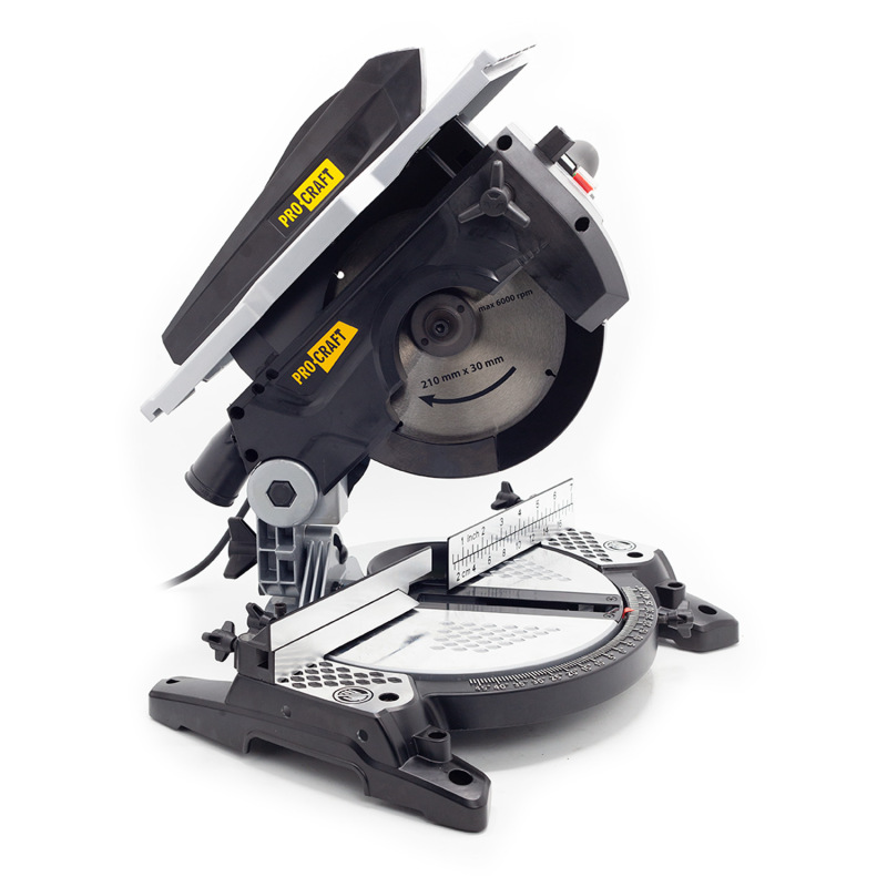 PROCRAFT Pokosová píla 1200W 210mm 2 v 1 s funkciou stolovej píly CMS21