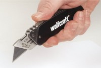 Wolfcraft Nôž s trapézovou čepeľou zasúvací ALU, wolfcraft 4124000 3