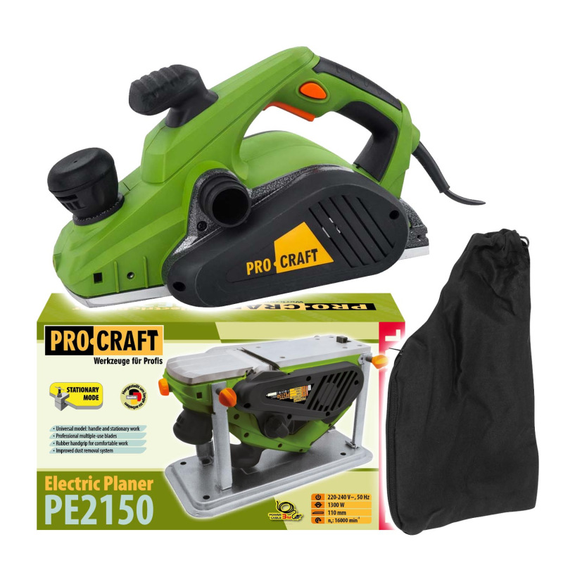 PROCRAFT Elektrický hoblík 1300W 110mm PE2150