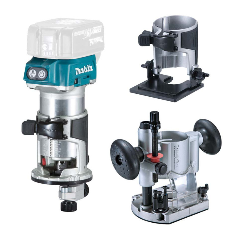 MAKITA Aku fréza 18V bez aku a nabíjačky DRT50ZJX2