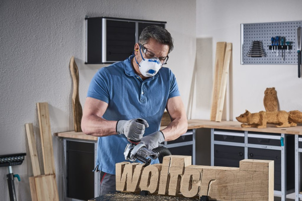 Wolfcraft Sada nástrojov pre opracovanie dreva uhlovou brúskou, wolfcraft 4400000 7