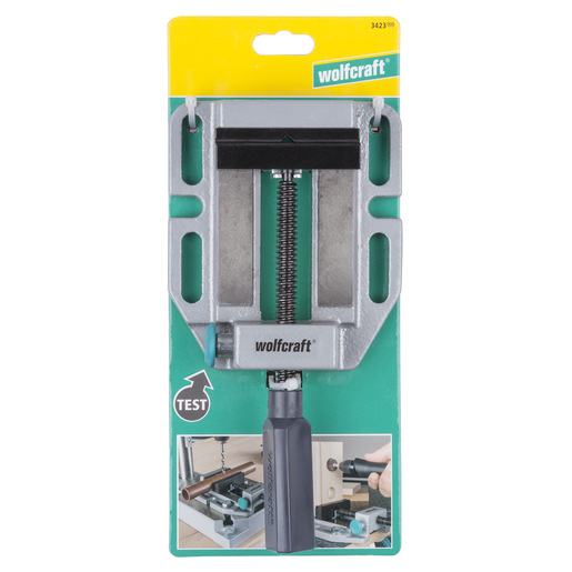 Wolfcraft Zverák pod vŕtačku, čeľuste – 80mm, rozsah – 80mm, wolfcraft 3423000 1