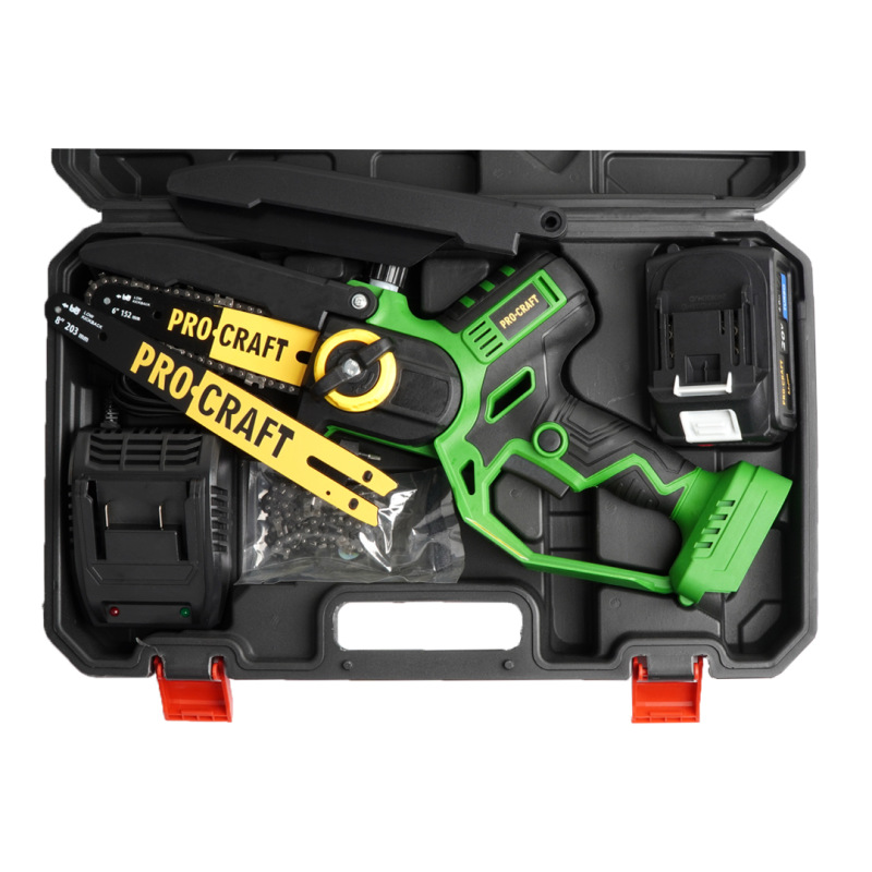 PROCRAFT PKA32Li Aku Píla reťazová 20V, 1x 4Ah, dĺžka lišty 152mm/203mm 1