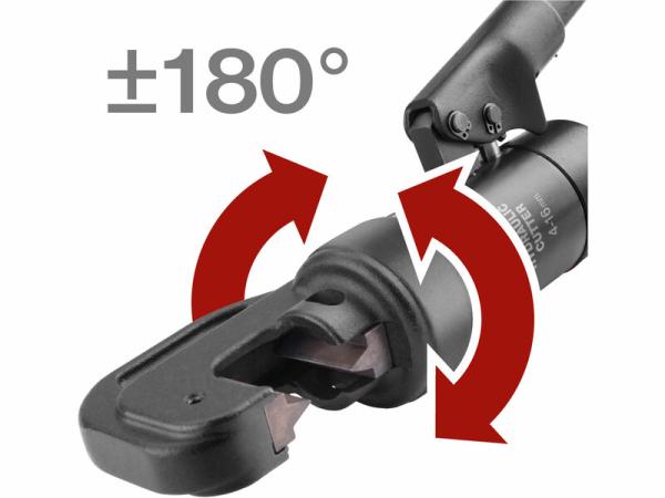 FORTUM 4900172 Kliešte štikacie pákové hydraulické 4-16mm 60kN 430mm 6