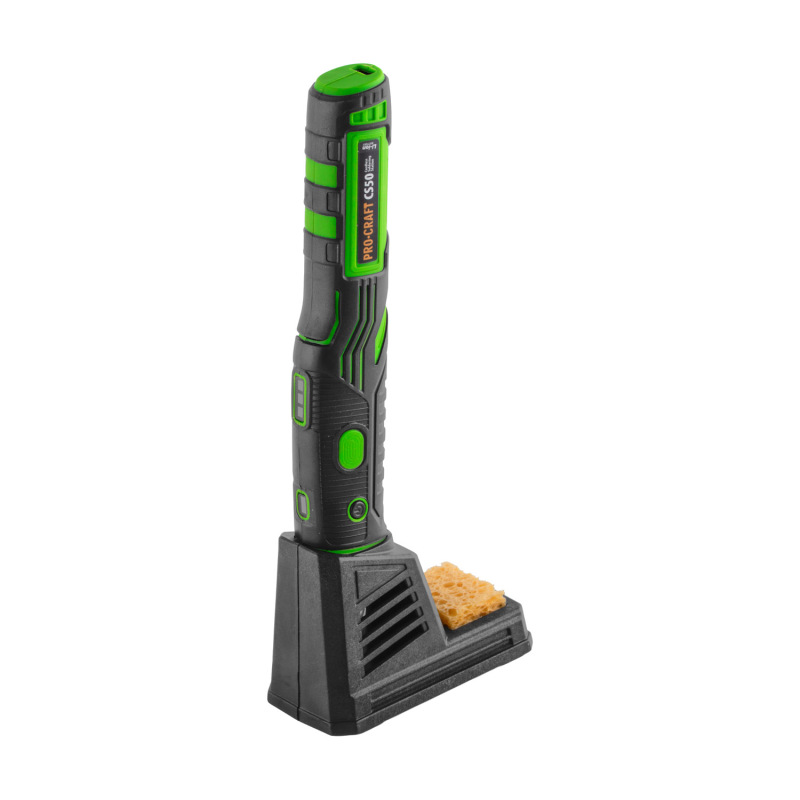 PROCRAFT Aku spájkovačka 3,7 V 1,8 Ah CS50 3