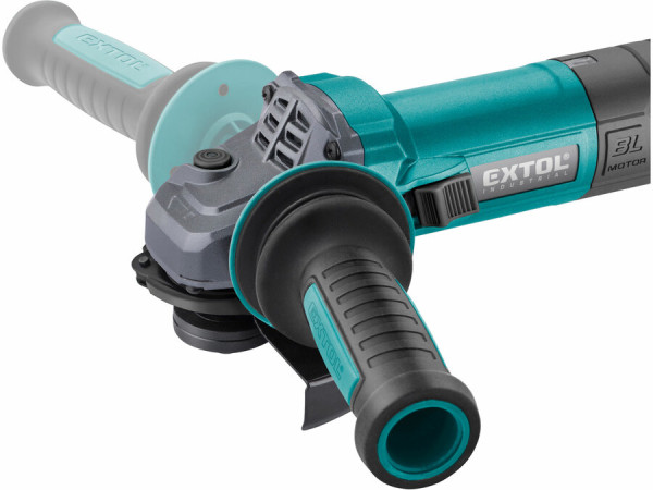 EXTOL INDUSTRIAL Brúska uhlová 125mm, 1550W, regulácia otáčok, bezuhlíkový motor 8792010 1