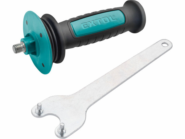 EXTOL INDUSTRIAL Brúska uhlová 125mm, 1550W, regulácia otáčok, bezuhlíkový motor 8792010 4