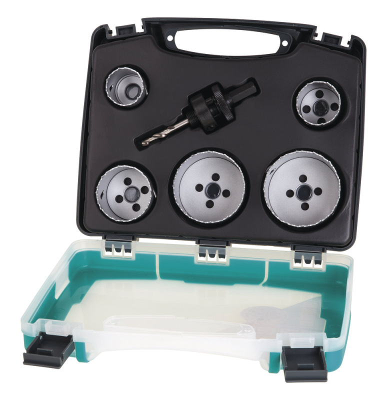 Sada vrtacích koruniek BiM do kovu ø 35,40,51,65,68mm hl. – 40mm (6-dielna) wolfcraft 3764000