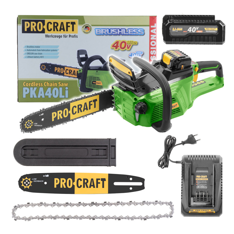 PROCRAFT AKU reťazová píla 40V 350mmPKA40Li
