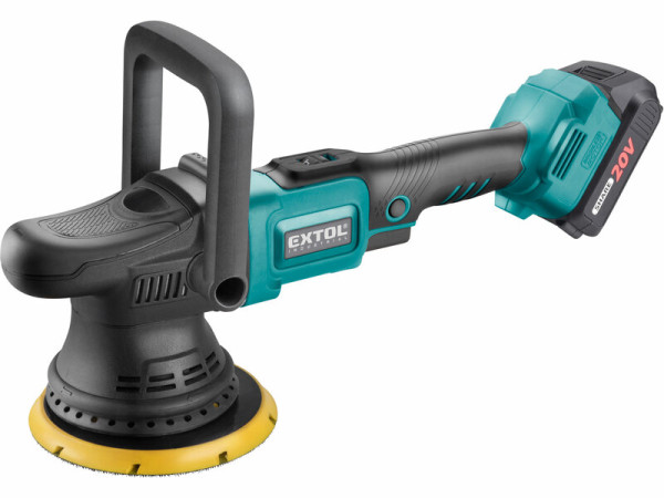 EXTOL INDUSTRIAL 8791844 Leštička orbitálna excentrická Share20V, 150mm, s aku
