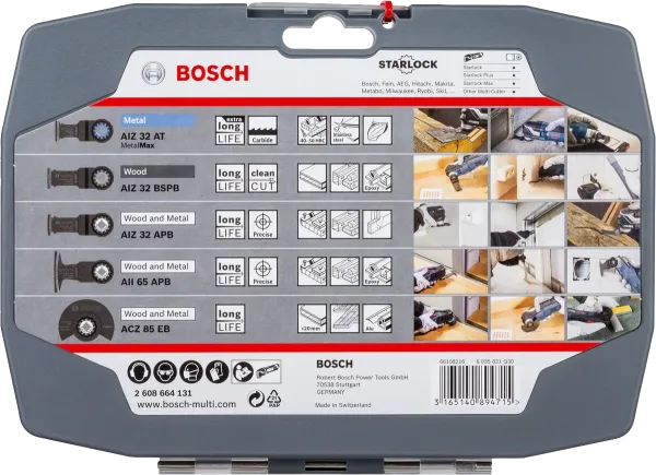 BOSCH Sada pílových listov 5-dielna STARLOCK v boxe 2608664131 4