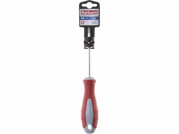 FORTUM 4740207 Skrutkovač plochý, PH2 x 125mm, S2 1