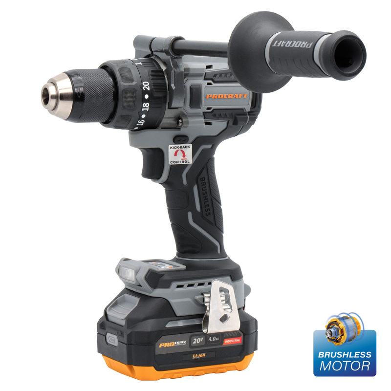 PROCRAFT INDUSRIAL Aku skrutkovač 20V CD20B (1 baterie) 4