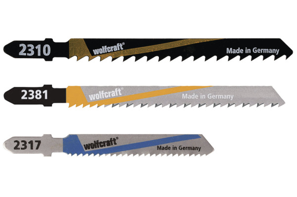 Sada pílových listov pre začiatočníkov do priamočiarej píly T-stopka (3ks) wolfcraft 2685000