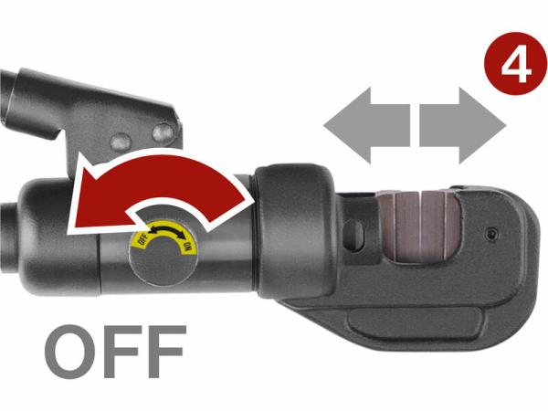 FORTUM 4900172 Kliešte štikacie pákové hydraulické 4-16mm 60kN 430mm 2