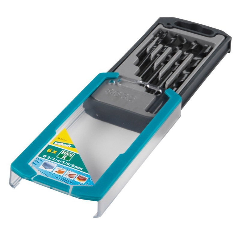 Wolfcraft Sada vrtákov HSS do kovu valcovaných ø 2 - 8mm wolfcraft 8632000