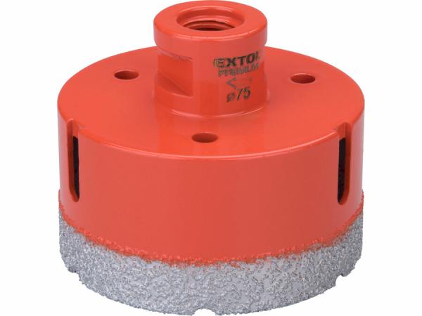 EXTOL PREMIUM Korunka vykružovacia diamantová, Ø 75mm, závit M14 8801878