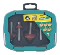 Wolfcraft Sada profilových fréz HM, stopka ø 8mm v boxe wolfcraft 8754000 1
