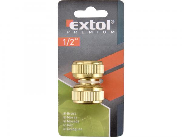 EXTOL PREMIUM Rýchlospojka na hadice mosadzná, 1/2'' 8876011