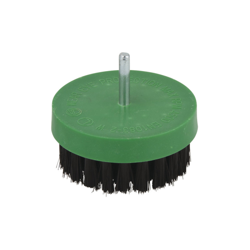 Kartáč leštiaci nylonový ø 80mm so šesťhrannou stopkou, wolfcraft 2713000