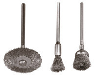 Wolfcraft Sada oceľových kartáčov do mikrobrusky wolfcraft 2114000