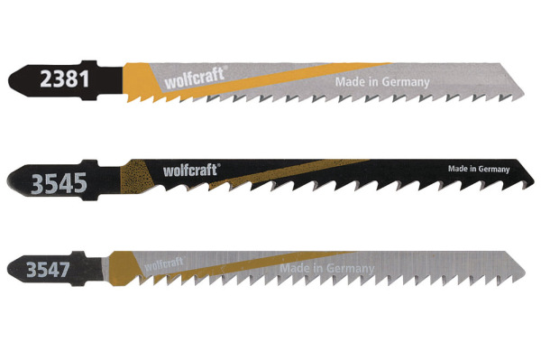 Sada pílových plátkov do priamočiarej píly T-stopka (3ks) wolfcraft 2684000