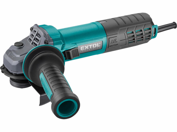 EXTOL INDUSTRIAL Brúska uhlová 125mm, 1550W, regulácia otáčok, bezuhlíkový motor 8792010
