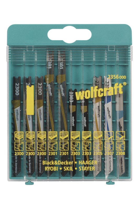 Sada pílových listov do priamočiarej píly (10ks) wolfcraft 2356000