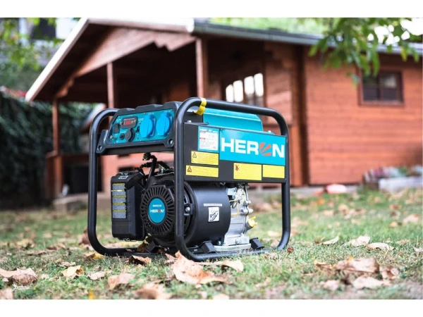 HERON Elektrocentrála digitálna invertorová 1F, 3,7kW, 7,5HP, ručný štart, 8896236 10