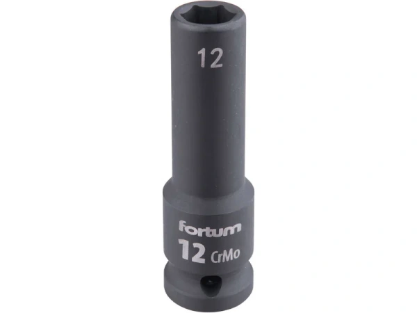 FORTUM 4703212 Kľúč nástrčný rázový, 1/2'', 12mm