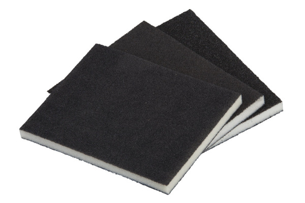 Huba brúsna K60,120,180, 100 x 125 x 10mm (3ks) wolfcraft 2895000