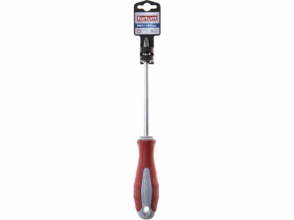 FORTUM 4740210 Skrutkovač plochý, PH3 x 150mm, S2 1