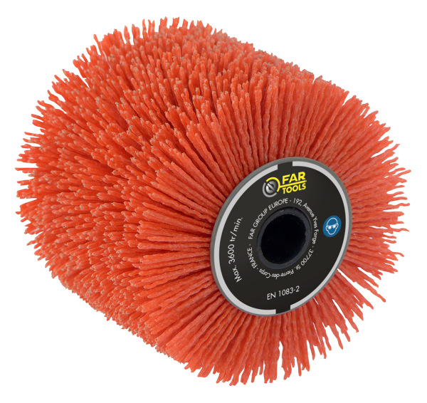Fartools Nylonová kefa A80 Priemer 120 MM, otvor 20 MM, hrúbka 100 MM 110886