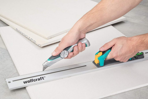 Wolfcraft Nôž PRO s trapézovou čepeľou a púzdrom, wolfcraft 4089000 5