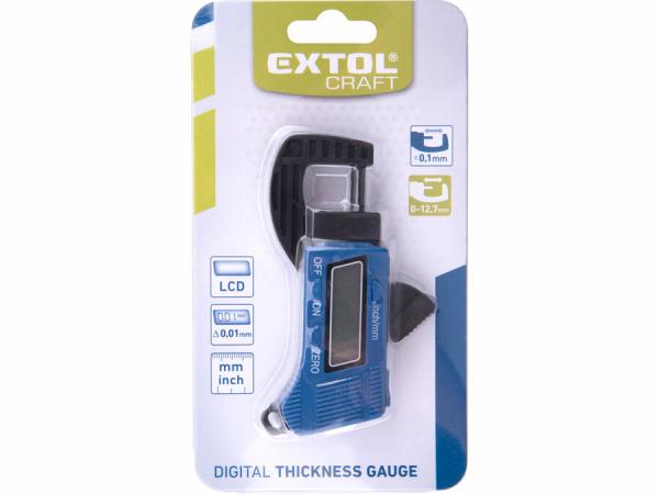 EXTOL CRAFT Merač hrúbky digitálny, presnosť ±0,1mm 925230 4