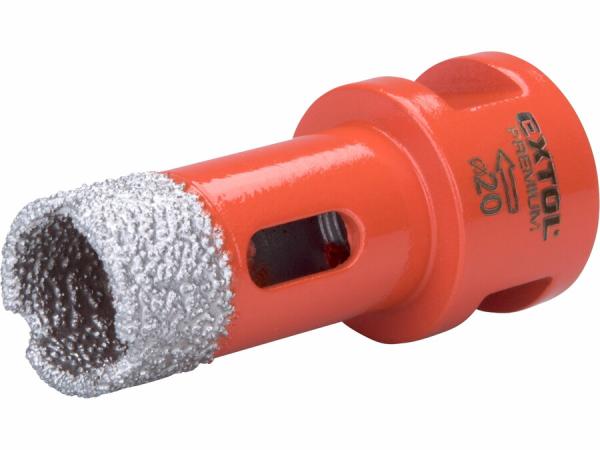 EXTOL PREMIUM Korunka vykružovacia diamantová, Ø 20mm, závit M14 8801866 1