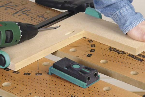 Wolfcraft Sada pre rohové spoje Undercover Jig, skrutky PZ2, wolfcraft 4642000 7