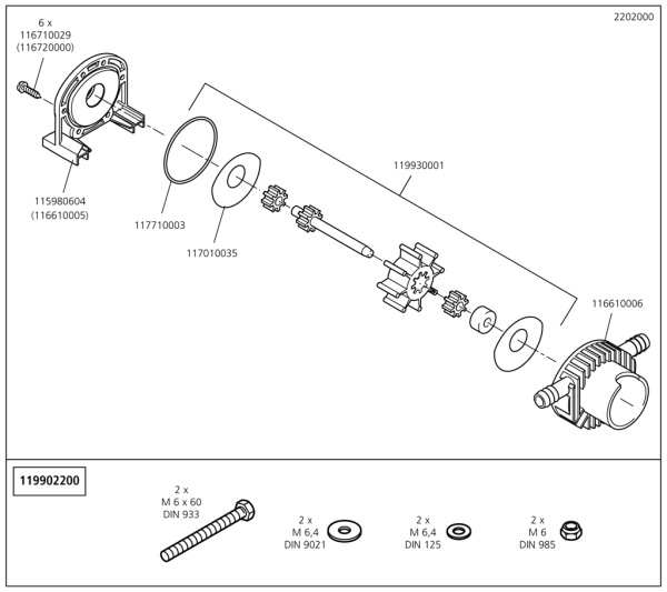 Wolfcraft Čerpadlo na vodu s plastovým krytom wolfcraft 2202000 2