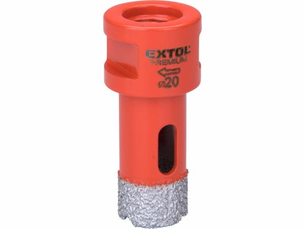 EXTOL PREMIUM Korunka vykružovacia diamantová, Ø 20mm, závit M14 8801866
