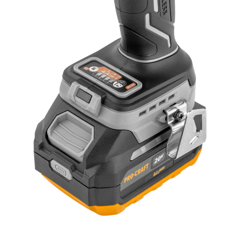 PROCRAFT Aku rázový utahovák Industrial 20V 180Nm(1 bateria) ID20A-1b 2