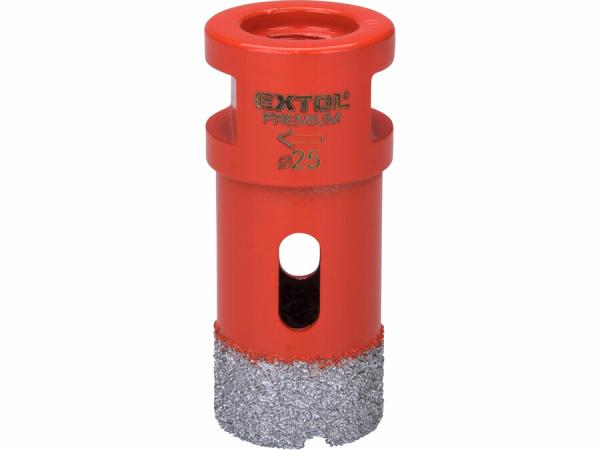 EXTOL PREMIUM Korunka vykružovacia diamantová, Ø 25mm, závit M14 8801867